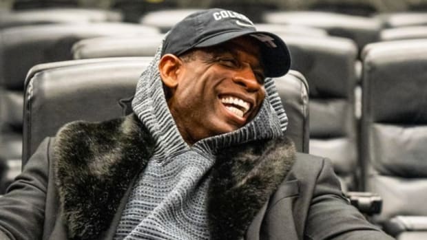 Deion Sanders arrives on campus at Colorado